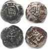 Hall (Schwäbisch Hall) Germany HALL AM KOCHER 2 x Heller ND (ca.1270) silver VF -