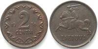 Litauen LITHUANIA. 2 Centai 1936 bronze AU! -