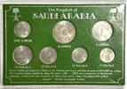 Saudi-Arabien SAUDI ARABIA Circulation Coin Set 1972, 7 coins 1956-1972 Cu-Ni UNC RARE! -