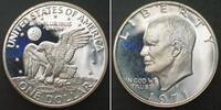 Vereinigte Staaten von Amerika USA 1971 S Eisenhower Proof Silver Dollar -