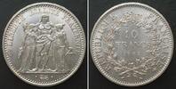Frankreich FRANCE 10 Francs 1965 HERCULES silver UNC -