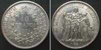 Frankreich FRANCE 10 Francs 1965 HERCULES silver UNC -