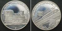Schweiz - Medaillen 1980 Waldenburgerbahn Railway Centennial, silver, 33mm -