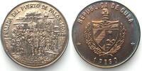 Kuba CUBA 1 Peso 1990 Columbus departing from Spain DISCOVERY OF AMERICA Cu-Ni -