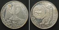 Deutschland - Bundesrepublik GERMANY 10 Mark 1987 J, 750TH ANNIVERSARY OF BERLIN, silver, UNC -