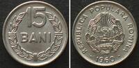 Rum&auml;nien 1960 ROMANIA 15 Bani 1960, nickel clad steel, BU!!! stgl 17.08 &pound;14.52 &pound;  +  12.82 &pound; shipping