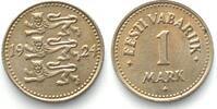 Estland ESTONIA 1 Mark 1924 Nickel-Bronze AU -