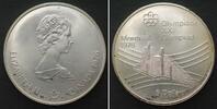 Kanada CANADA 5 Dollars 1976, OLYMPICS MONTREAL, silver UNC -