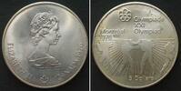 Kanada CANADA 5 Dollars 1976, OLYMPICS MONTREAL, silver UNC -