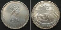 Kanada CANADA 10 Dollars 1976, OLYMPICS MONTREAL, silver UNC -