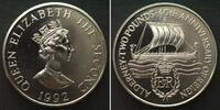 Alderney ALDERNEY. 2 Pounds 1992, 40th Anniversary of Queen's Reign, Cu-Ni Prooflike -