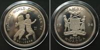 Sambia / Suriname MULE - ZAMBIA / SURINAME 2000 Kwacha / 100 Guilders 1994 Cu-Ni RARE! -