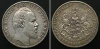 W&uuml;rttemberg Vereinstaler 1866 German States W&Uuml;RTTEMBERG Thaler 1866, KAR... 128.80 &pound;  +  12.88 &pound; shipping