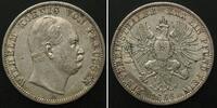 Preussen Vereinstaler 1866 German States PRUSSIA Thaler 1866 A, WILHELM ... 85.86 &pound;  +  12.88 &pound; shipping