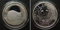 Türkei TURKEY 20 Yeni Lira 2005 Long-eared Desert Hedgehog WILDLIFE silver Proof -