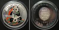 Nordkorea NORTH KOREA 500 Won 1995 Panda FAUNA OF ASIA silver 1 oz Proof -