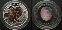 Nordkorea NORTH KOREA 100 Won 1996 Koala silver COLORED Proof -