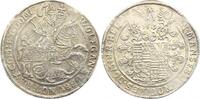 Mansfeld-vorderortische Linie zu Bornstedt Taler 1619 HI Wolfgang III. und Bruno III. 1619-1622. Sehr selten, leicht korrodiert, fast vorzüglich