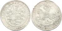 Mansfeld-eigentliche hinterortische Linie Taler 1611 GM Friedrich Christoph 1610-1631. Winz. Schrötlingsfehler, VF-EF