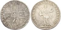 Braunschweig - Calenberg - Hannover 1/6 Ausbeutetaler 1719 B Georg I. 1714-1727. Fleckig, VF