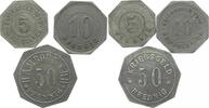 Hamborn 50 Pfennig oJ dazu 5 und 10 Pfennig -