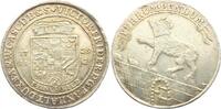 Anhalt-Bernburg Victor Friedrich 1721-1765. 2/3 Taler 1729 Schöne Patina, fast vorzüglich