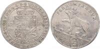 Anhalt-Bernburg Victor Friedrich 1721-1765. 1/3 Taler 1733 Alte Patina, sehr schön