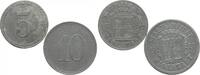 Karlstadt 5 und 10 Pfennig 1917 Rau, sehr schön, zusammen 8.67 £  +  6.94 £ shipping