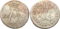 Osnabrück-Bistum 12 Pfennig Ernst August II. von York 1716-1728. -
