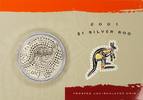 Australien 1 AUD 2001 Kangaroo 1 oz Silver 2001 in Coincard Stempelglanz 73.69 £  +  30.34 £ shipping
