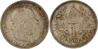 Österreich/ Ungarn- Wien 1 Corona 1901 Franz Joseph I. Sehr Schön+ 21.67 £  +  17.34 £ shipping