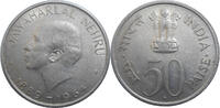 India 50 Paise Death of Jawaharlal Nehru -