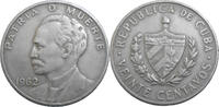 Cuba 20 Centavos 1962 José Martí VF 4.33 £  +  26.01 £ shipping