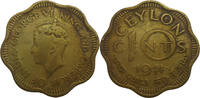 Ceylon 10 Cents 1944 George VI. (1936-1952) VG 4.33 £  +  26.01 £ shipping