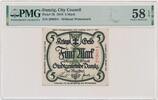 Poland Danzig, 5 Mark 1918 - PMG 58 EPQ  1918 PMG 58 EPQ