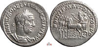 Macrinus Denarius - Macrinus in triumphal quadriga - RIC 36 -