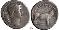   Augustus Denarius - Bull standing right - RIC 475  555.46 &pound;  +  shipping