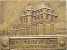 Stuttgart, Stadt Einseitige Bronzeplakette -