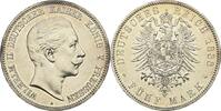Preußen 5 Mark 1888 A Wilhelm II. 1888-1918 kleiner Kratzer auf dem Aver... 1,083.69 £  +  8.67 £ shipping