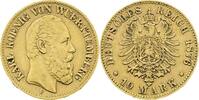 Württemberg 10 Mark Karl 1864-1891 -
