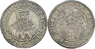 Sachsen-Albertinische Linie August 1553-1586 Taler 1554 selten in dieser Erhaltung, vorzüglich