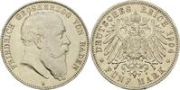 Baden 5 Mark 1904 G Friedrich I. 1852-1907 sehr schön/sehr schön-vorzügl... 65.02 £  +  8.67 £ shipping