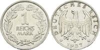 Weimarer Republik 1 Reichsmark 1927 J selten, sehr schön-vorzüglich 78.03 £  +  8.67 £ shipping