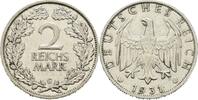 Weimarer Republik 2 Reichsmark 1931 G gutes sehr schön 43.35 £  +  8.67 £ shipping