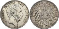 Sachsen 5 Mark 1901 E Albert 1873-1902 mit Patina, sehr schön-vorzüglich 130.04 £  +  8.67 £ shipping