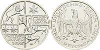 Weimarer Republik  3 Reichsmark 1927 A Stempelglanz