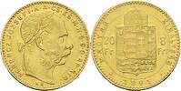 Haus Österreich 8 Forint (20 Franken) 1891 Franz Josef I., Kaiser von Ös... 563.52 £  +  8.67 £ shipping