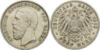 Baden 5 Mark 1898 G Friedrich I. 1852-1907 sehr schön 65.02 £  +  8.67 £ shipping