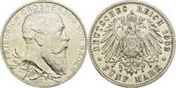 Baden 5 Mark 1902 Friedrich I. 1852-1907 vorzüglich-Stempelglanz 190.73 £  +  8.67 £ shipping