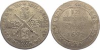 Sachsen-Albertinische Linie 1/12 Taler Johann Georg IV. 1691-1694. -